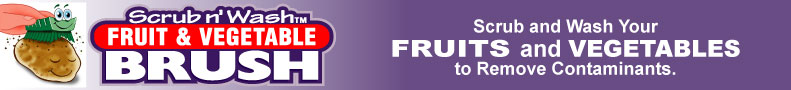 fruit and vegetable scrubbing brush header